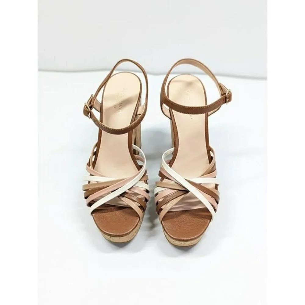 Kate Spade Women's Glow Leather Dressy Platforms Multi Toast Size 7 (MSRP $228) - Picture 4 of 10